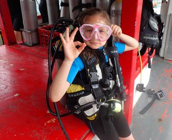Your children could enjoy the underwater world of the Gulf of Thailand by participating in special kids diving program – PADI Bubblemaker